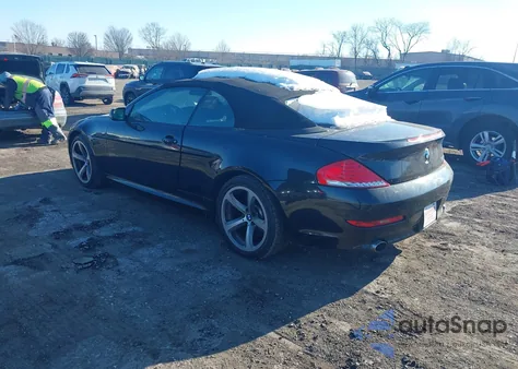 2008 BMW 650I z USA, uszkodzony, nr VIN WBAEB53508CX62868